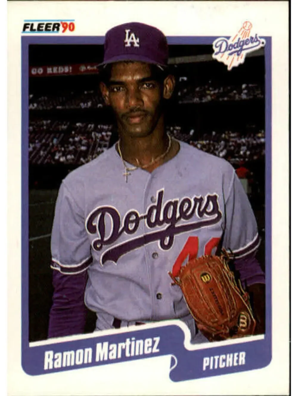 1990 Ramon Martinez Fleer Baseball Card #402